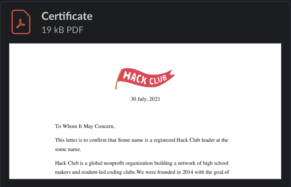 certificate image